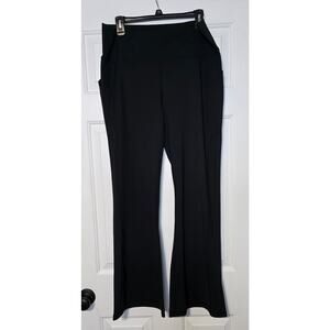 Fabletics‎ Oasis High-Waisted Pockets Kick Flare Black Size 1X NWT